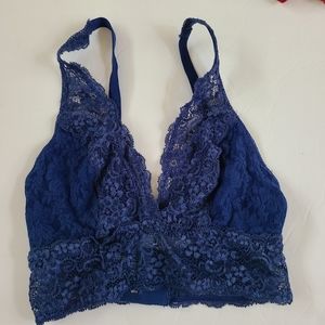 SOMA LACE PLUNGE BRALETTE SZ XS